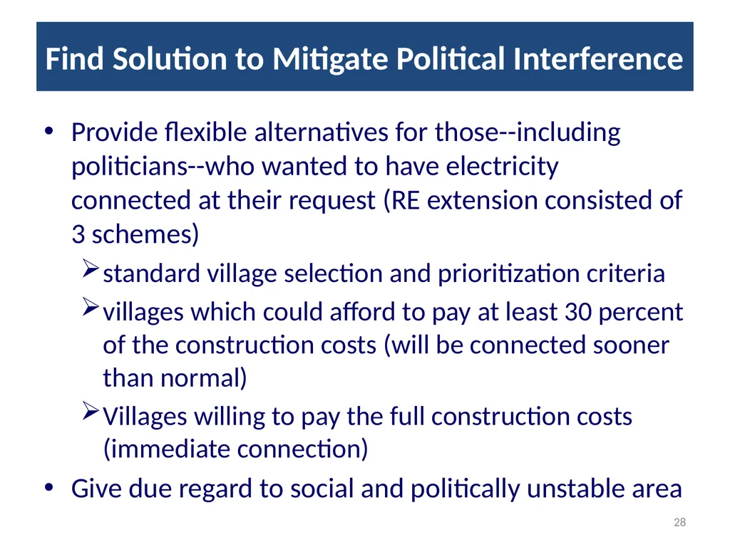 1 Rural Electrification in Thailand Lessons - slide 28 of 35