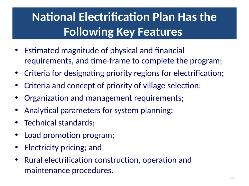 1 Rural Electrification in Thailand Lessons - slide 11 of 35