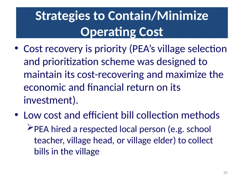 1 Rural Electrification in Thailand Lessons - slide 29 of 35