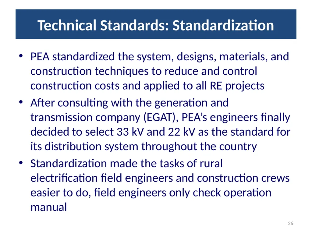 1 Rural Electrification in Thailand Lessons - slide 26 of 35