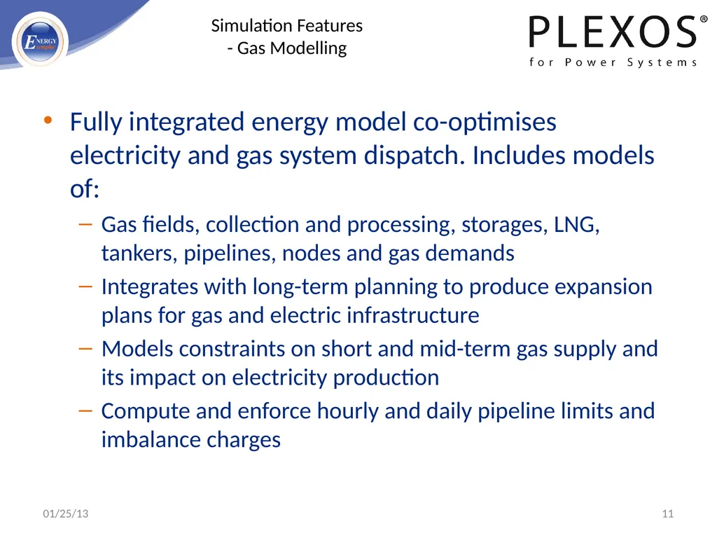 PLEXOS For Power Systems - Advanced Simulation - slide 11 of 42
