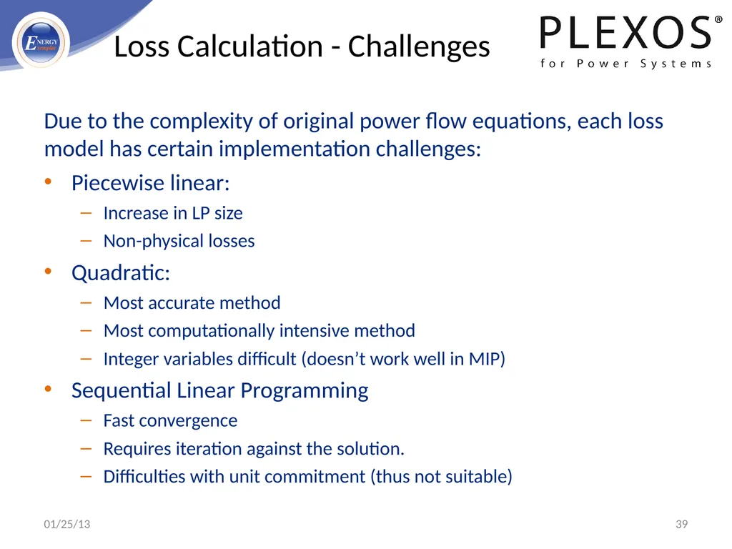 PLEXOS For Power Systems - Advanced Simulation - slide 39 of 42