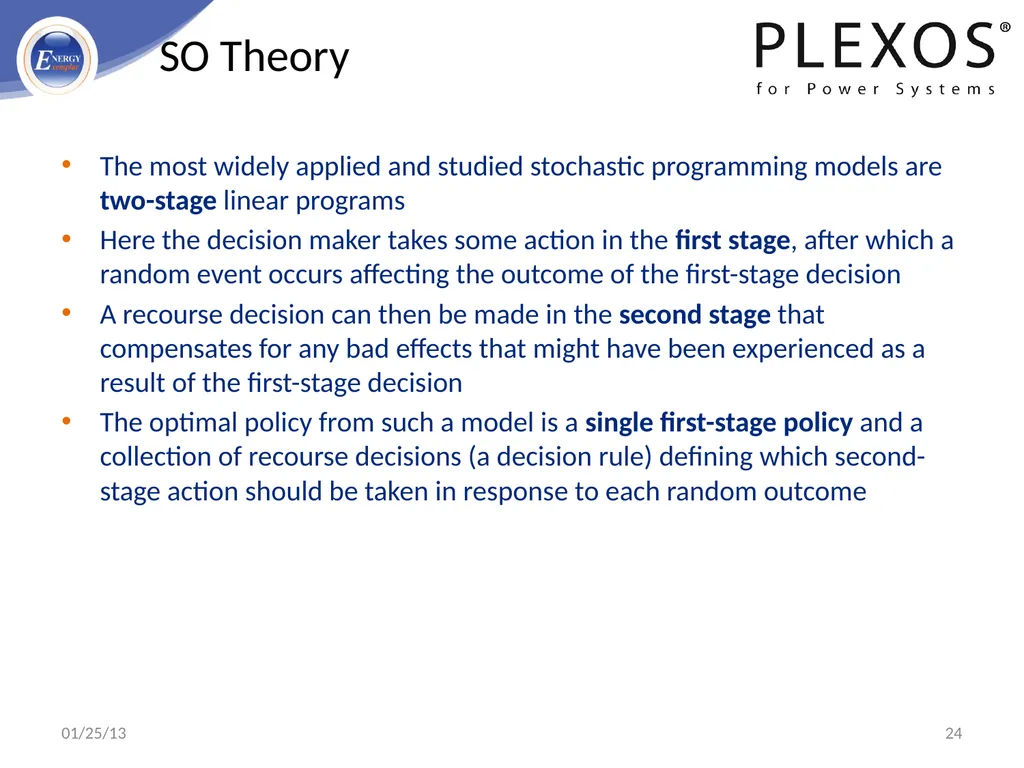 PLEXOS For Power Systems - Advanced Simulation - slide 24 of 42