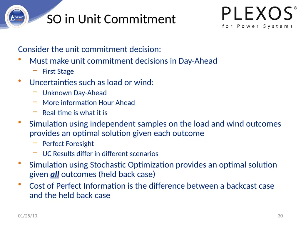 PLEXOS For Power Systems - Advanced Simulation - slide 30 of 42
