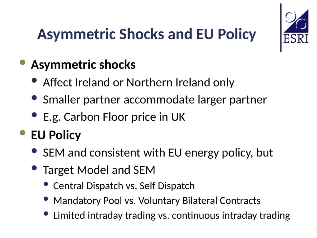 Creating a Single Electricity Market Across - slide 10 of 11