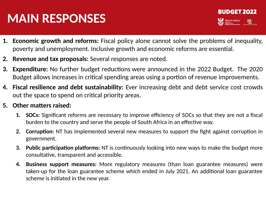 Response to public hearings MARCH 2022 1 List of - slide 3 of 35