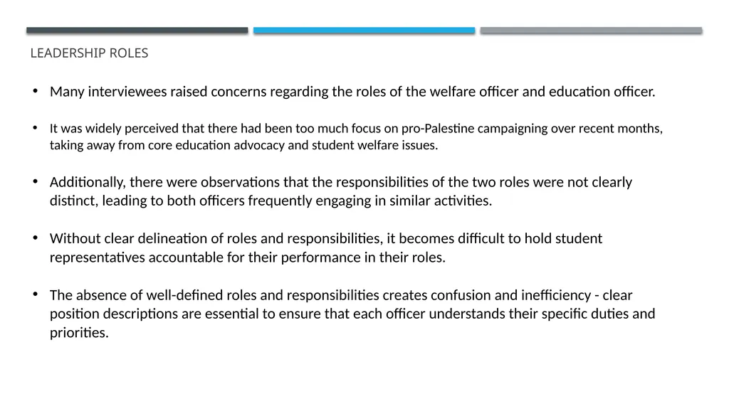 ANUSA GOVERNANCE REVIEW SUMMARY FINDINGS & - slide 24 of 50