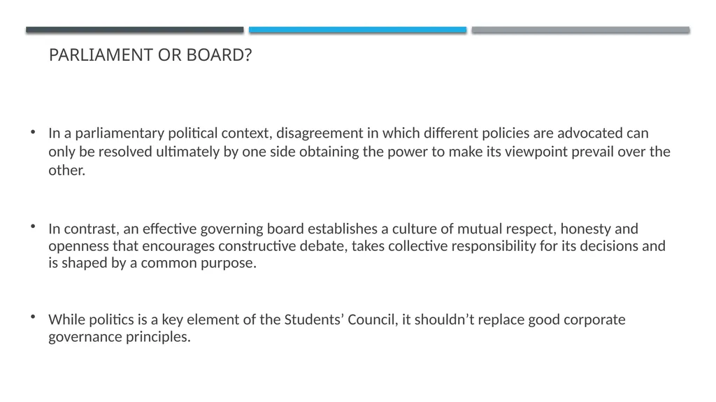 ANUSA GOVERNANCE REVIEW SUMMARY FINDINGS & - slide 8 of 50