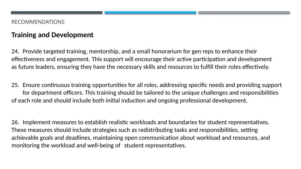ANUSA GOVERNANCE REVIEW SUMMARY FINDINGS & - slide 48 of 50