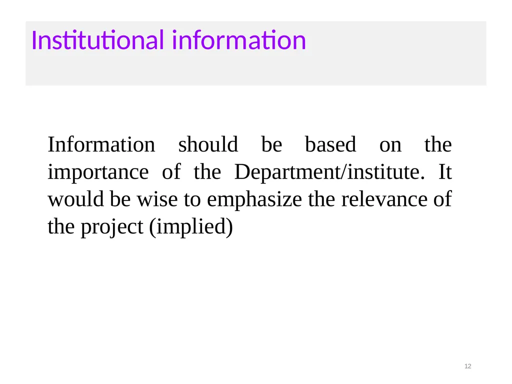 Welcome to Writing Proposal on “Academic - slide 12 of 69