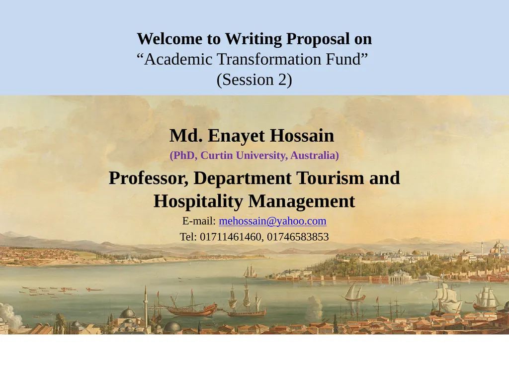 Welcome to Writing Proposal on “Academic - slide 1 of 69