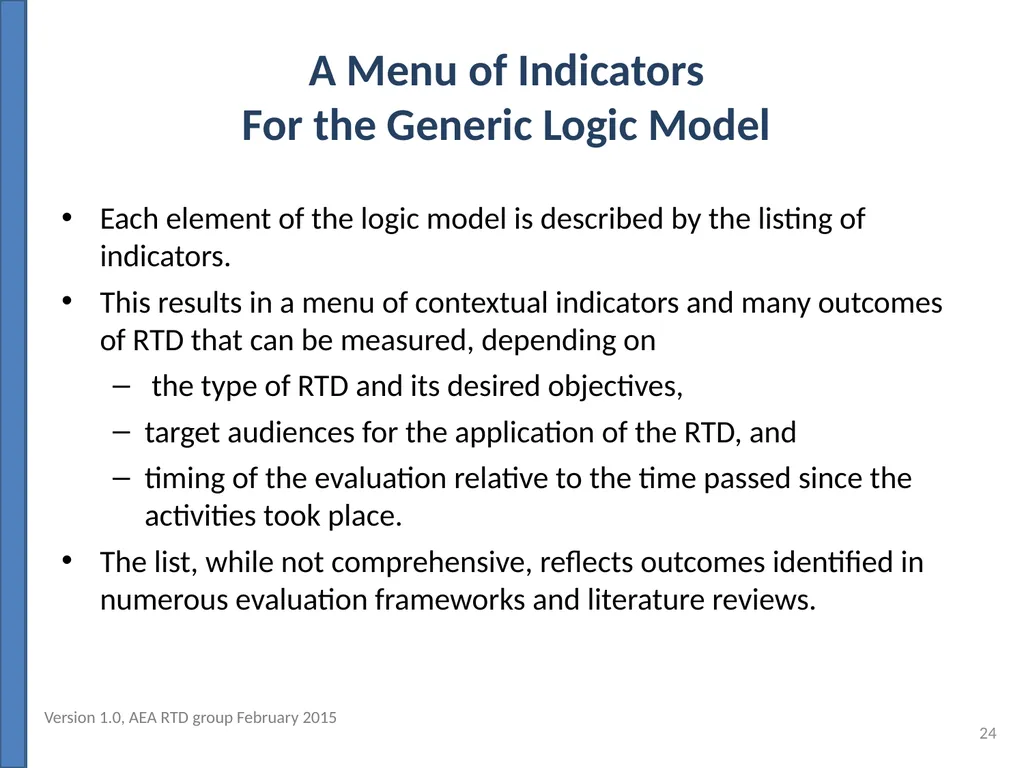 Evaluating Outcomes of Publicly Funded Research, - slide 24 of 36
