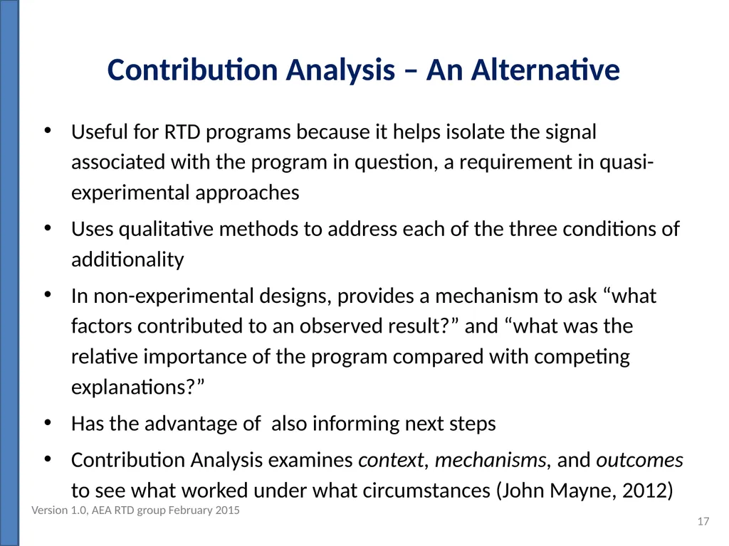Evaluating Outcomes of Publicly Funded Research, - slide 17 of 36