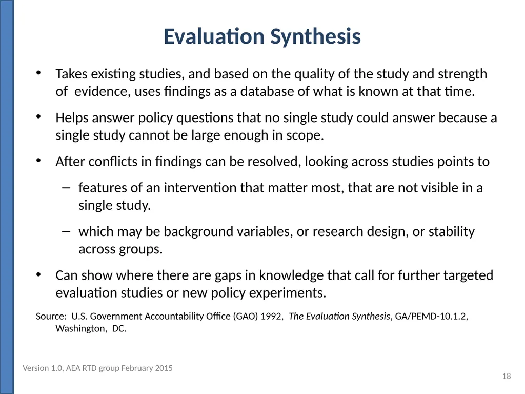 Evaluating Outcomes of Publicly Funded Research, - slide 18 of 36