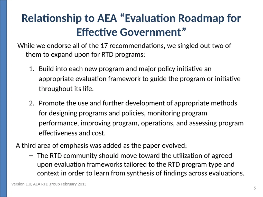 Evaluating Outcomes of Publicly Funded Research, - slide 5 of 36