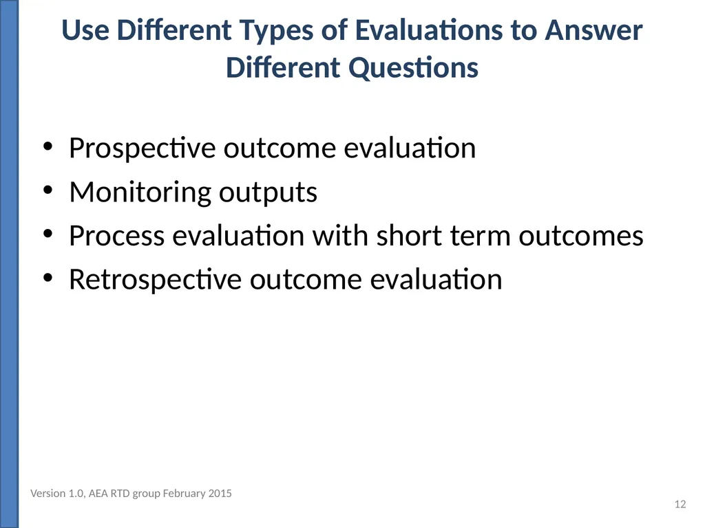 Evaluating Outcomes of Publicly Funded Research, - slide 12 of 36