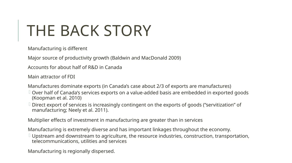 Reindustrialization in North America: A Canadian - slide 11 of 20