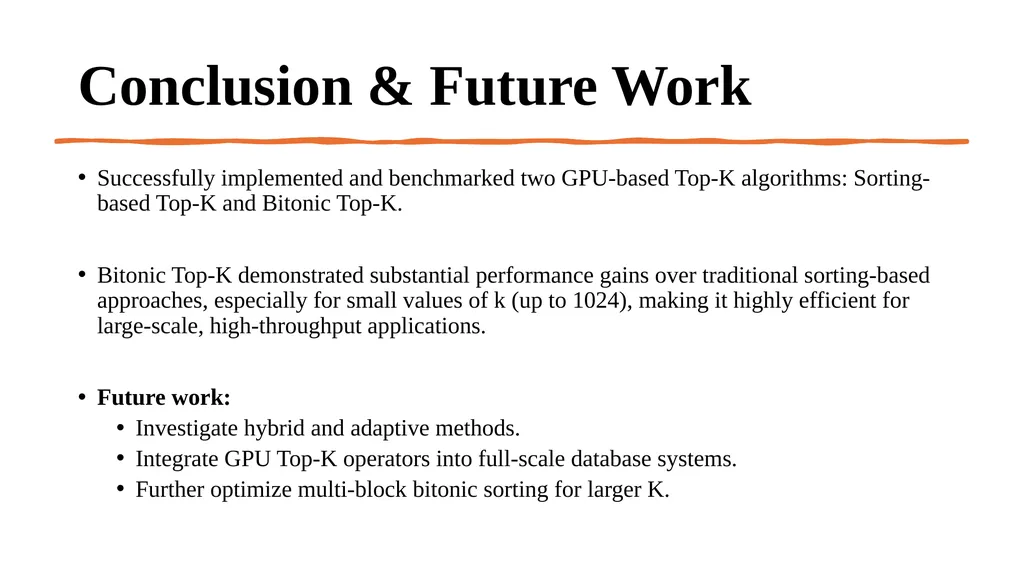 GPU-Based Top-K Query Processing Efficient - slide 11 of 12