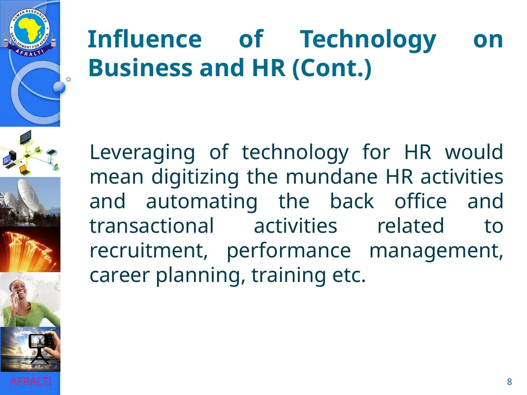 Evolution to e-HRM ICT Forum for HR Professionals - slide 8 of 41