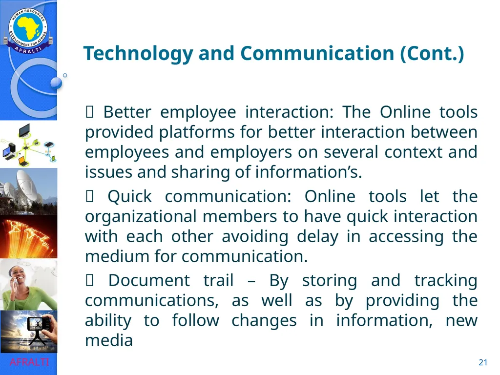 Evolution to e-HRM ICT Forum for HR Professionals - slide 21 of 41