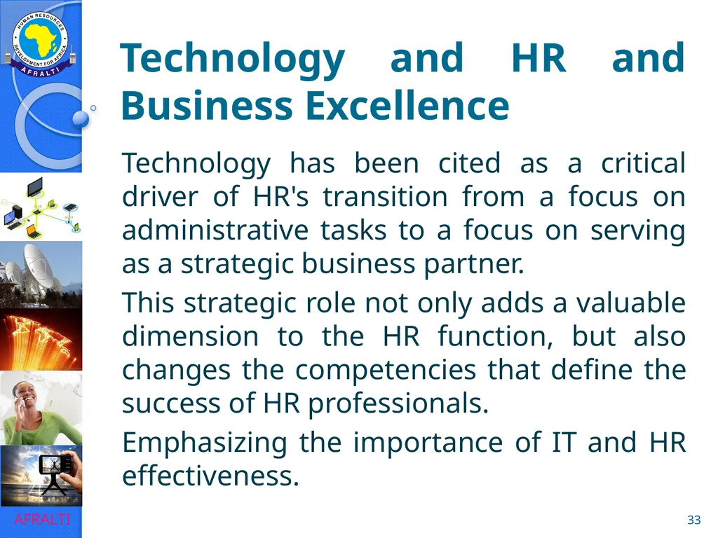 Evolution to e-HRM ICT Forum for HR Professionals - slide 33 of 41
