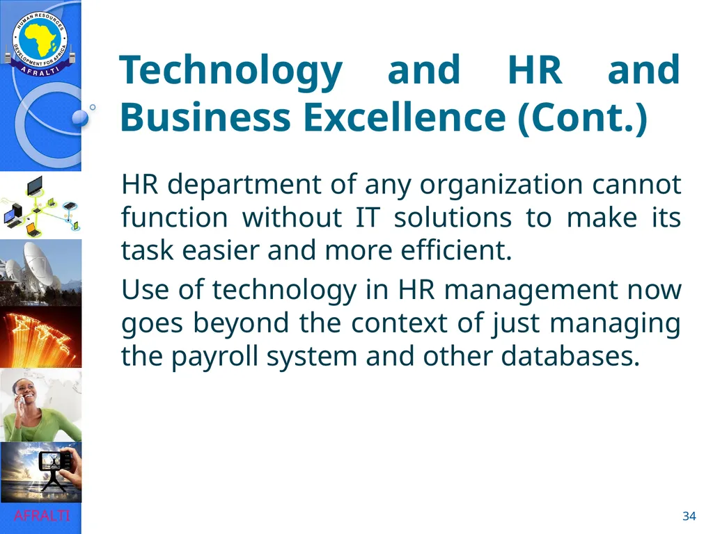 Evolution to e-HRM ICT Forum for HR Professionals - slide 34 of 41