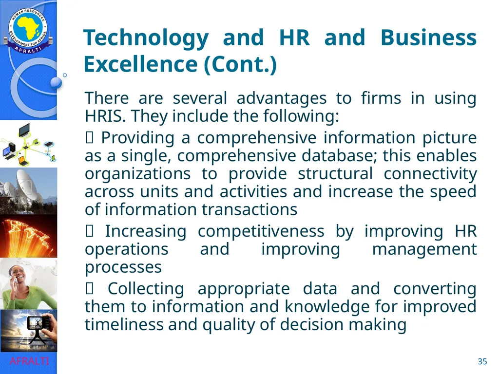 Evolution to e-HRM ICT Forum for HR Professionals - slide 35 of 41