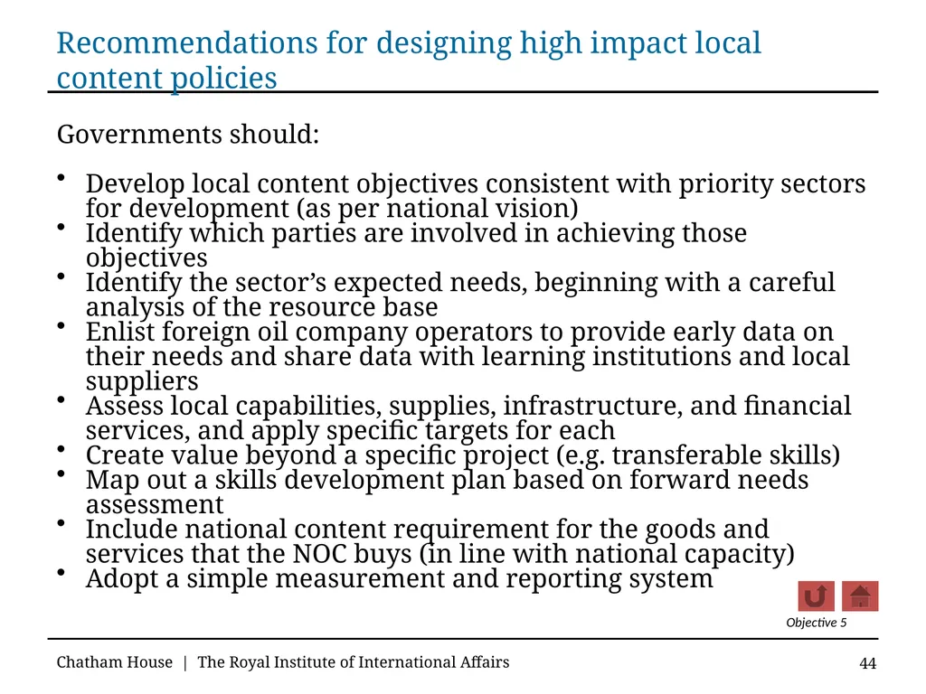 Guidelines for Good Governance in Emerging Oil and - slide 44 of 71