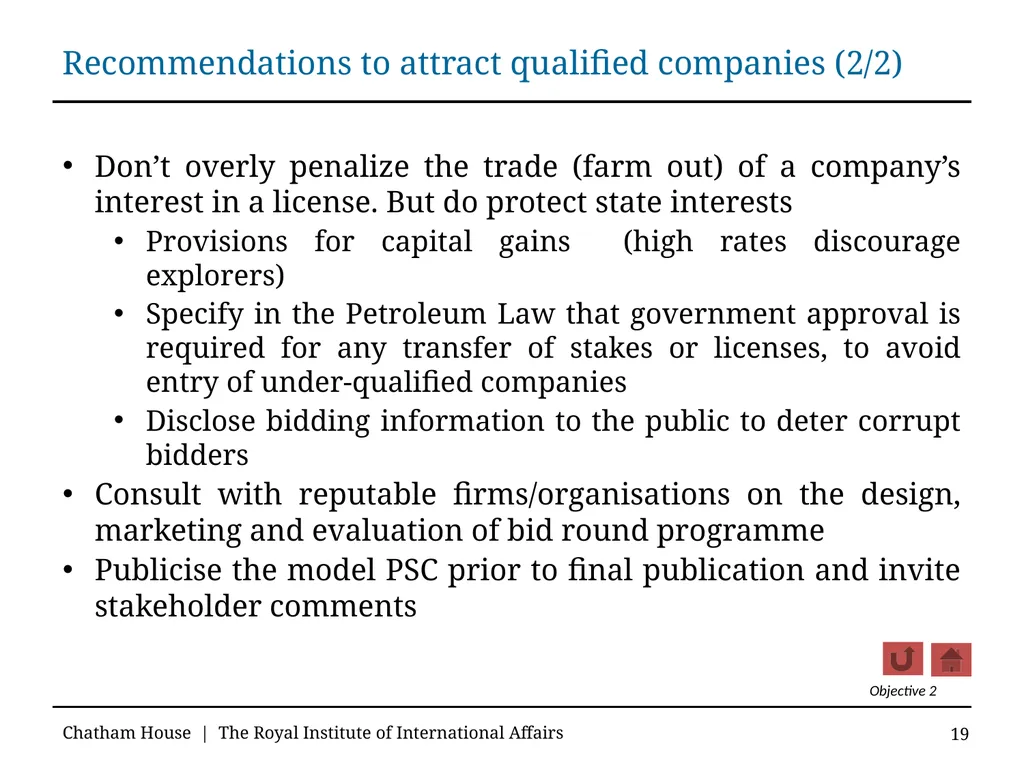 Guidelines for Good Governance in Emerging Oil and - slide 19 of 71
