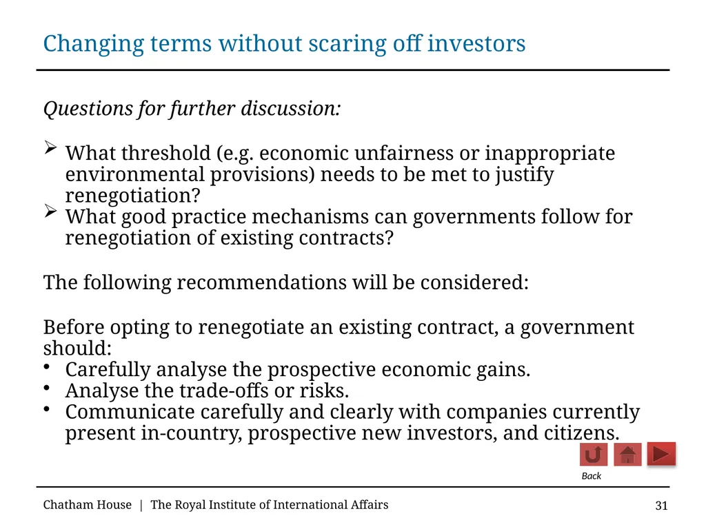 Guidelines for Good Governance in Emerging Oil and - slide 31 of 71