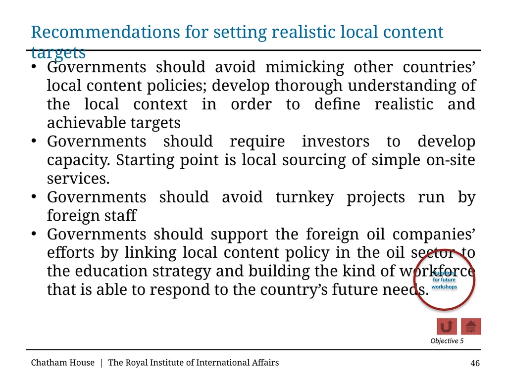 Guidelines for Good Governance in Emerging Oil and - slide 46 of 71