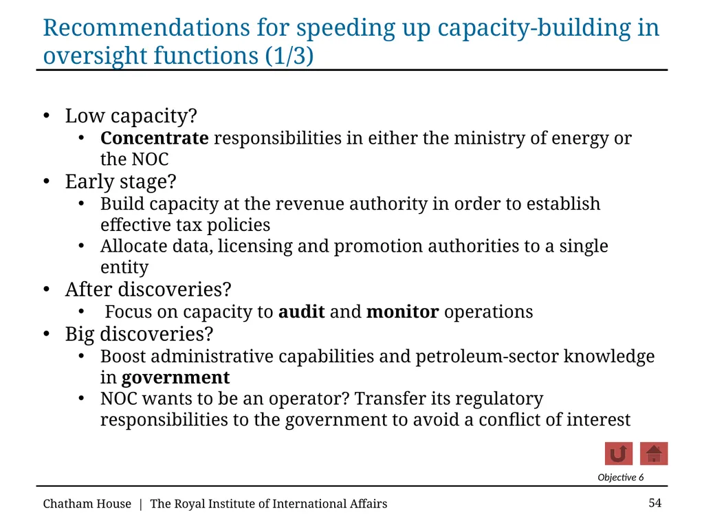 Guidelines for Good Governance in Emerging Oil and - slide 54 of 71