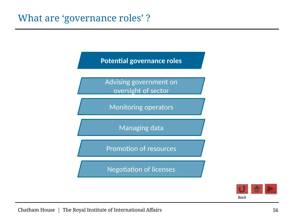 Guidelines for Good Governance in Emerging Oil and - slide 56 of 71