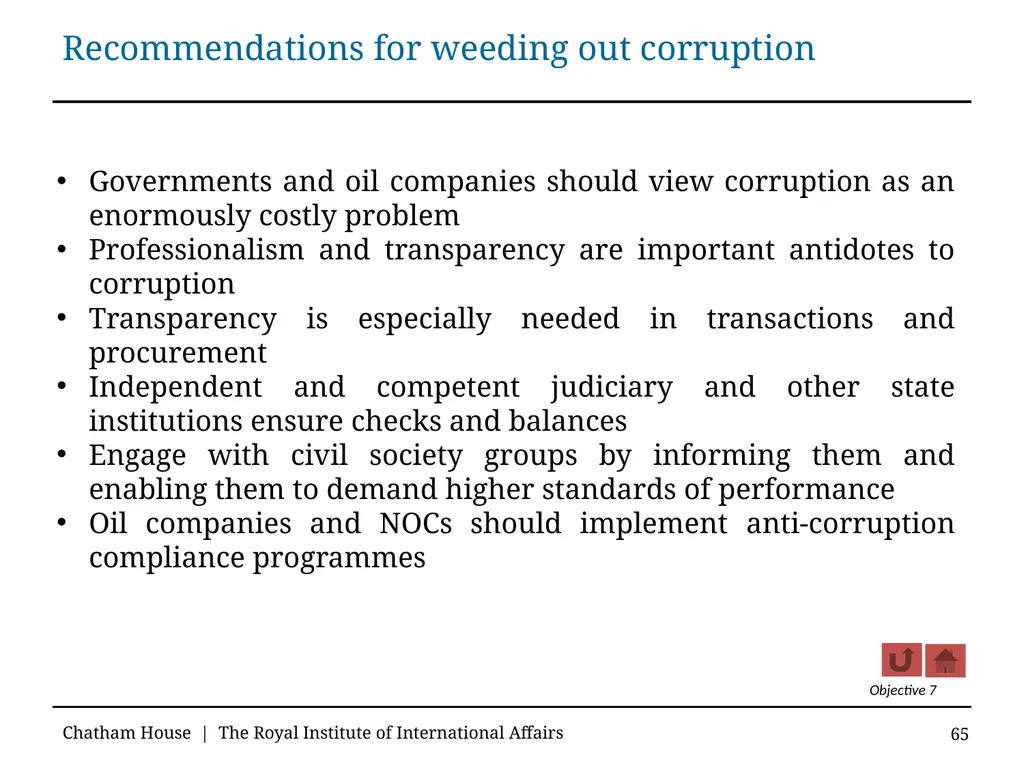 Guidelines for Good Governance in Emerging Oil and - slide 65 of 71