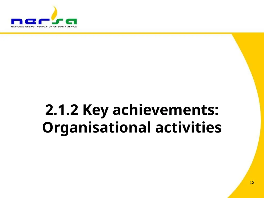 PRESENTATION BY NERSA CHAIRPERSON, MR THEMBANI - slide 13 of 91