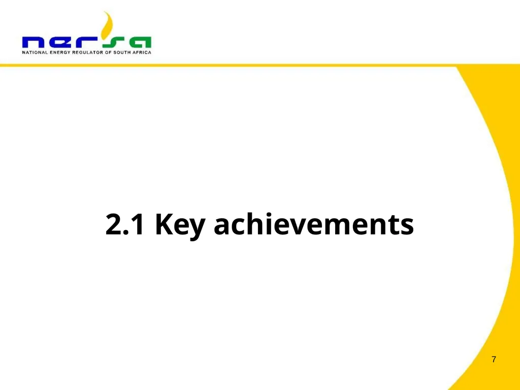 PRESENTATION BY NERSA CHAIRPERSON, MR THEMBANI - slide 7 of 91