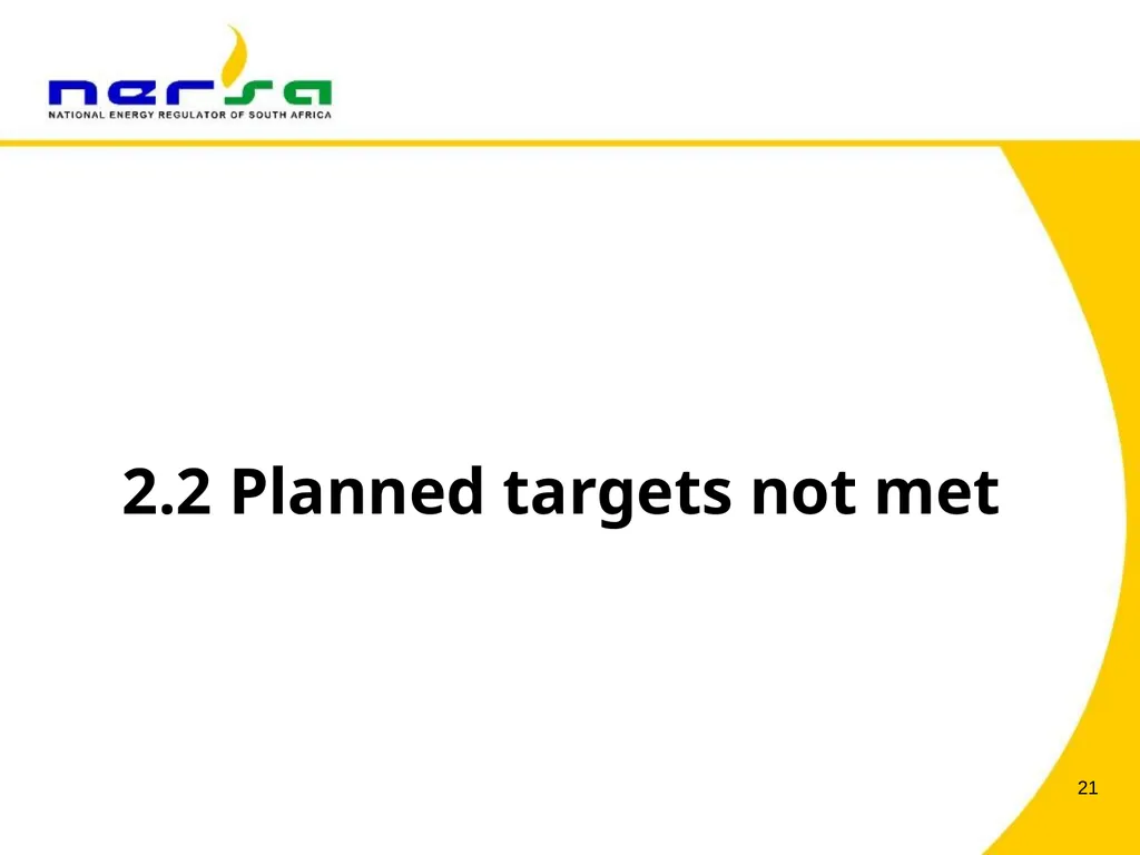 PRESENTATION BY NERSA CHAIRPERSON, MR THEMBANI - slide 21 of 91