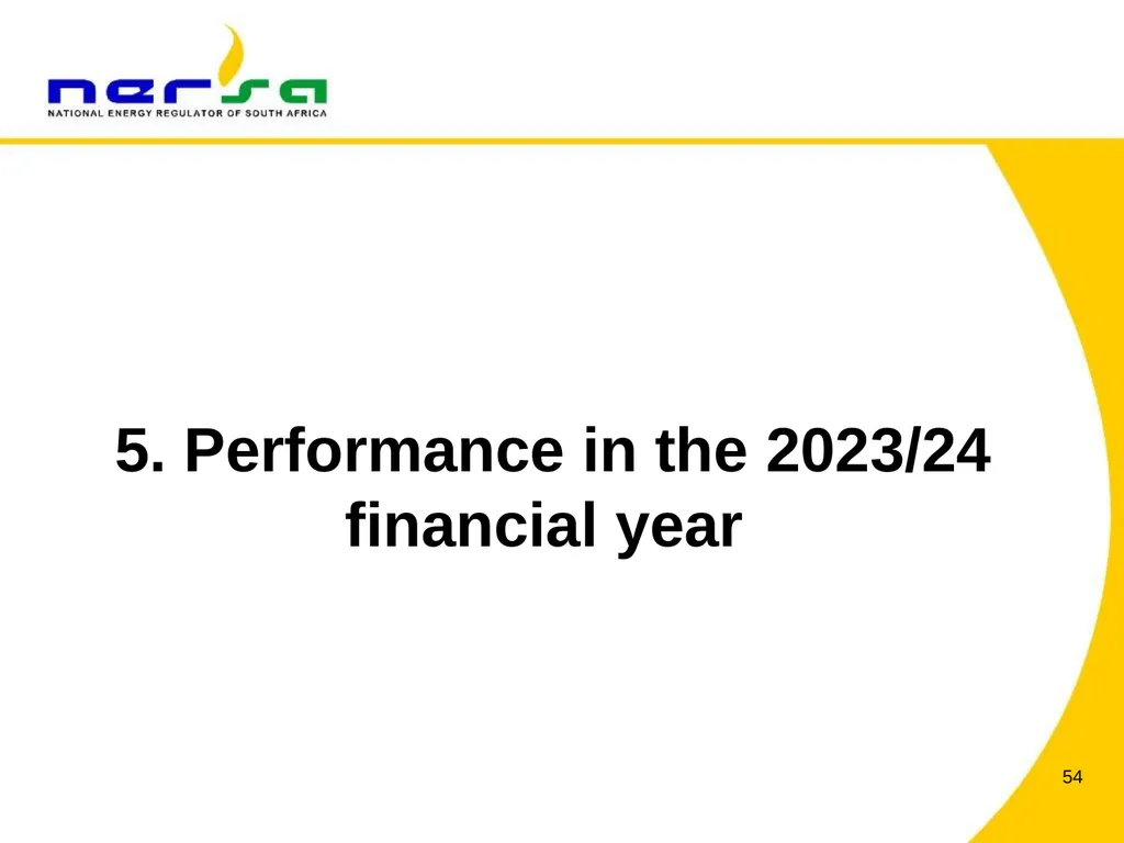 PRESENTATION BY NERSA CHAIRPERSON, MR THEMBANI - slide 54 of 91