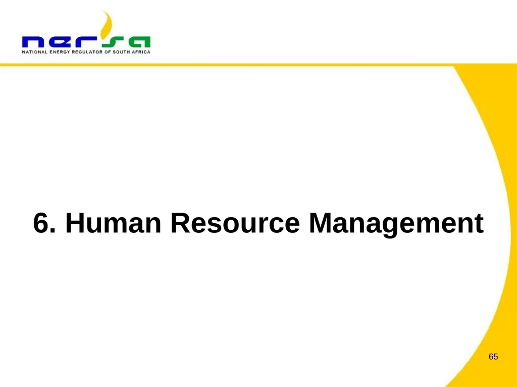 PRESENTATION BY NERSA CHAIRPERSON, MR THEMBANI - slide 65 of 91