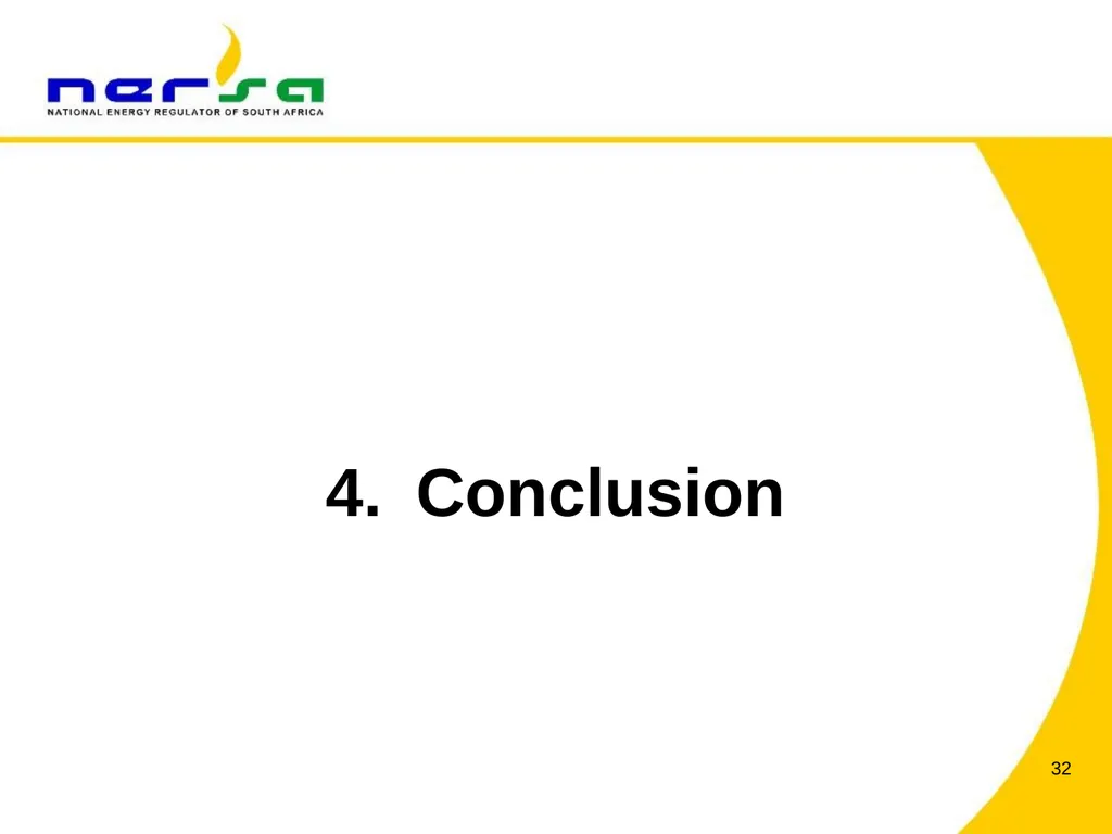 PRESENTATION BY NERSA CHAIRPERSON, MR THEMBANI - slide 32 of 91