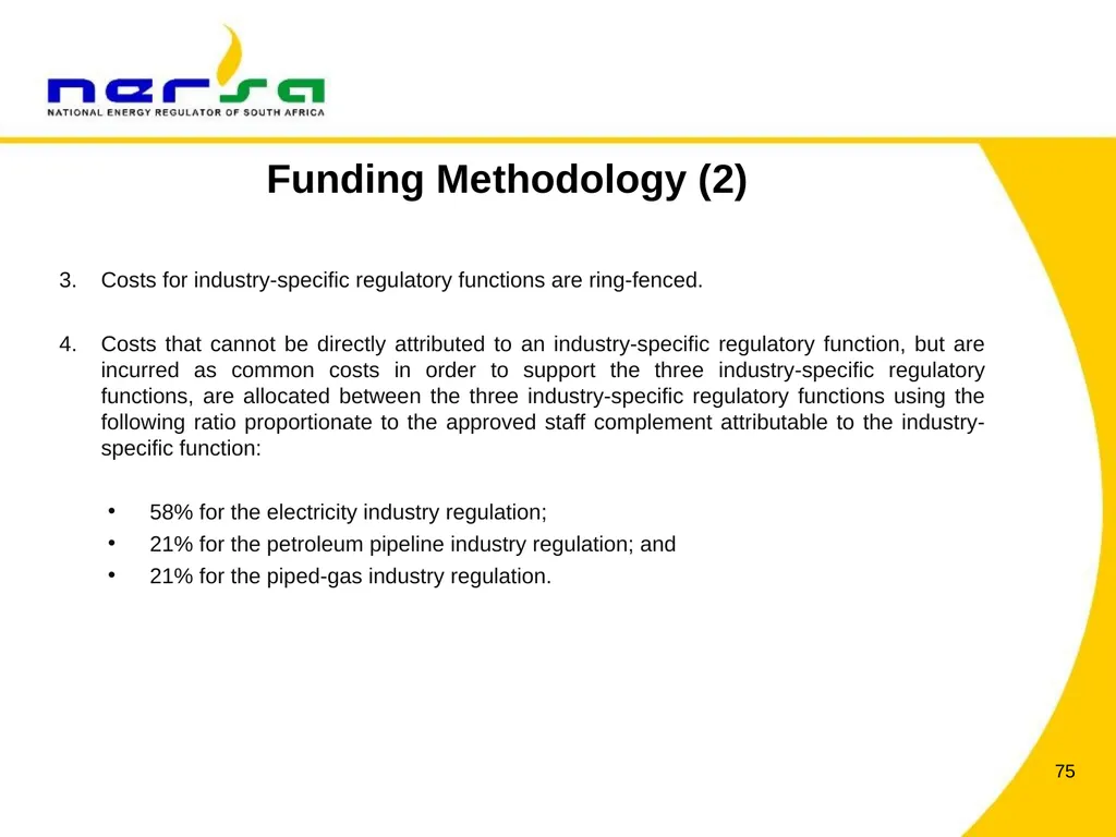 PRESENTATION BY NERSA CHAIRPERSON, MR THEMBANI - slide 75 of 91