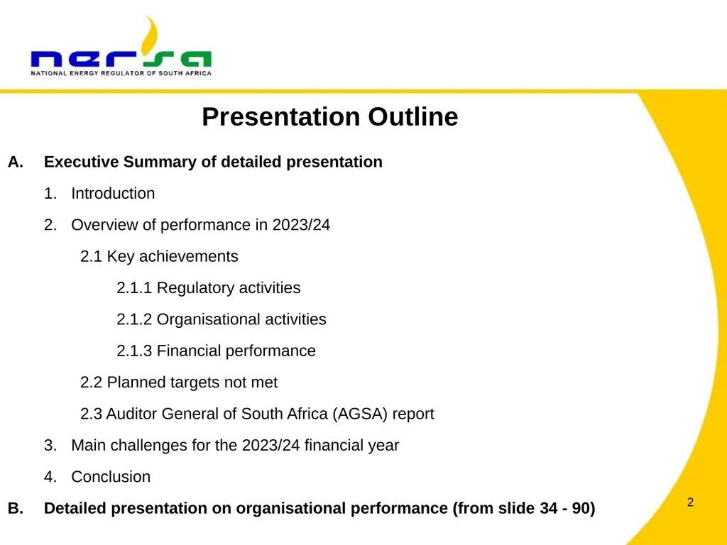 PRESENTATION BY NERSA CHAIRPERSON, MR THEMBANI - slide 2 of 91