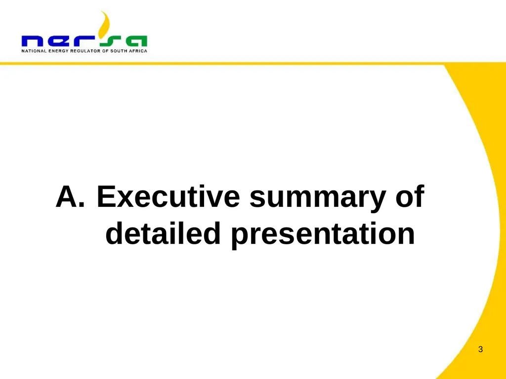 PRESENTATION BY NERSA CHAIRPERSON, MR THEMBANI - slide 3 of 91