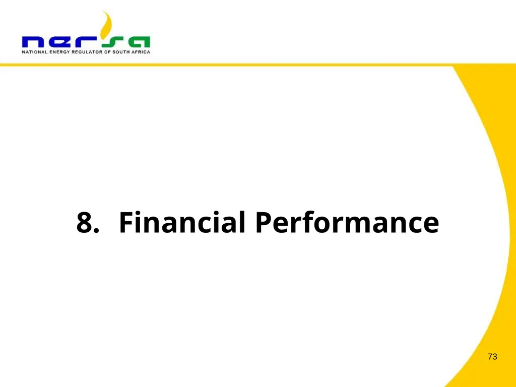 PRESENTATION BY NERSA CHAIRPERSON, MR THEMBANI - slide 73 of 91