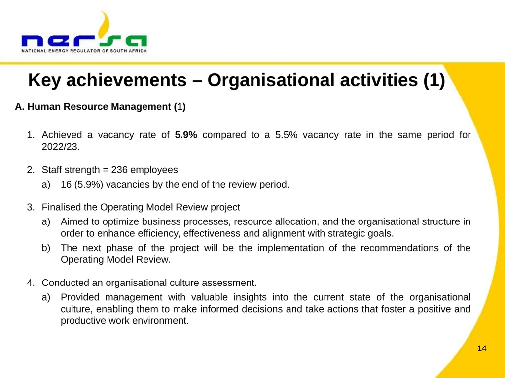 PRESENTATION BY NERSA CHAIRPERSON, MR THEMBANI - slide 14 of 91