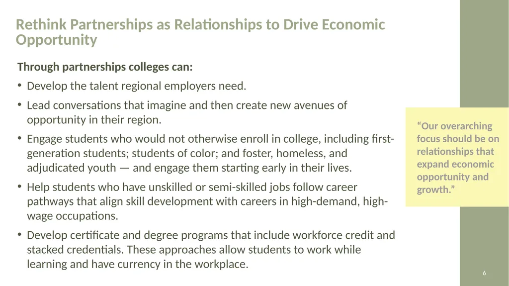 6 Collaborating to Create Regional Economic - slide 6 of 11