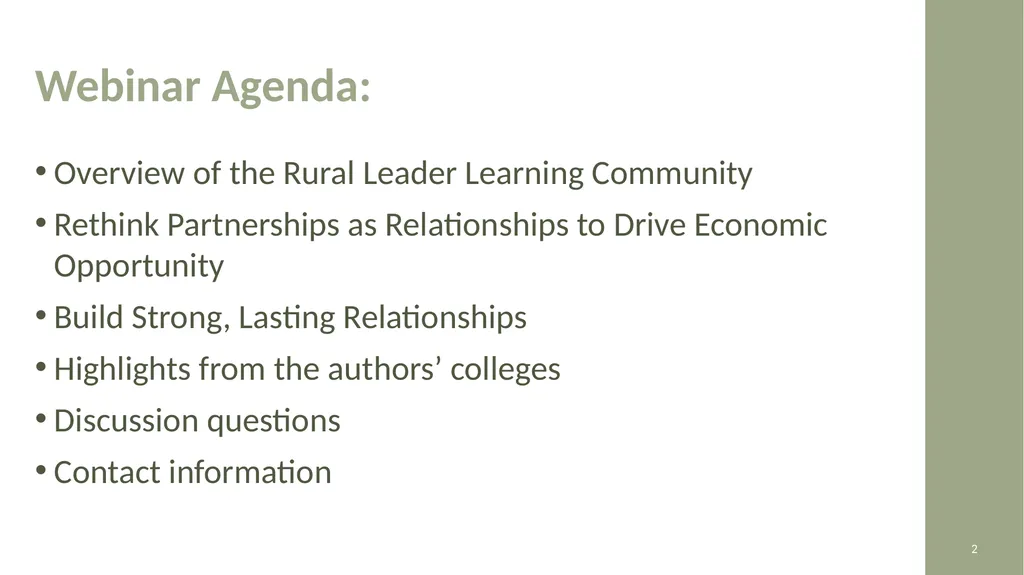 6 Collaborating to Create Regional Economic - slide 2 of 11