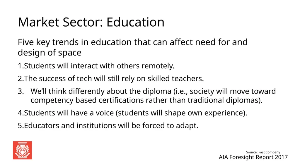 AIA Foresight Report 2017 Global Perspective: - slide 12 of 33