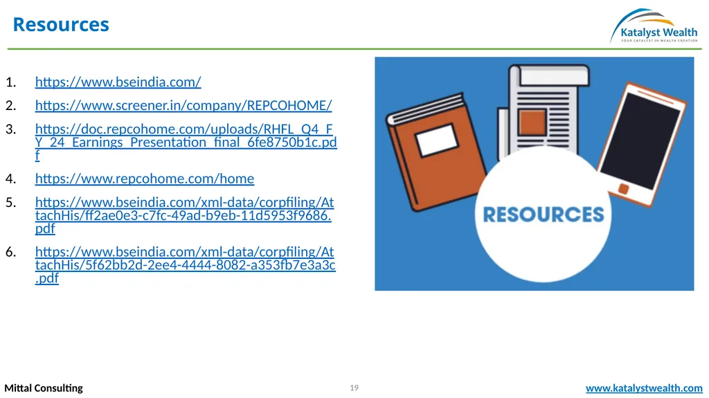 Repco Home Finance (NSE – REPCOHOME) Mittal - slide 19 of 20