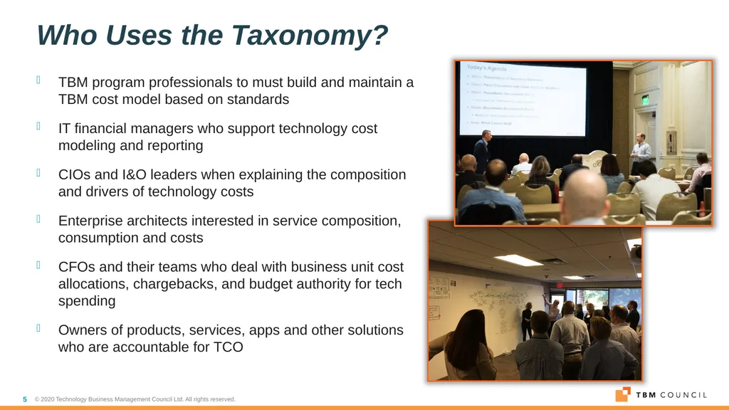 TBM Taxonomy Version 4.0 Date: December 16, 2020 - slide 5 of 38